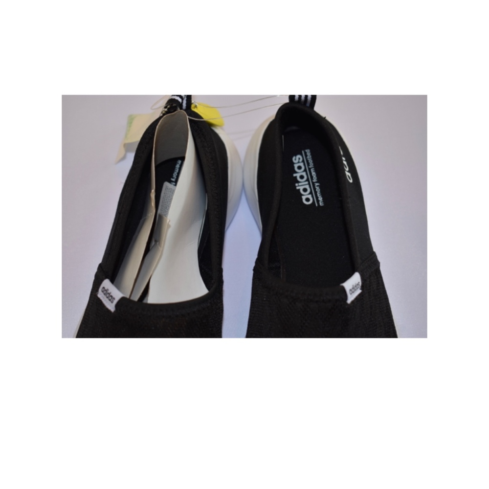 New no Box Adidas Cloudfoam Slip-On Black - Picture 3 of 4